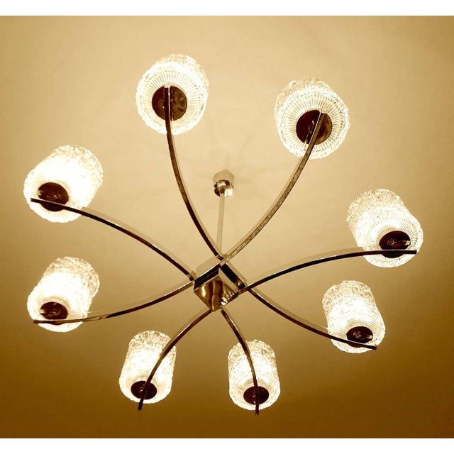 1970s Brutalist Pendant Light from Kaiser-Leuchten, 1970s For Sale - Image 5 of 18