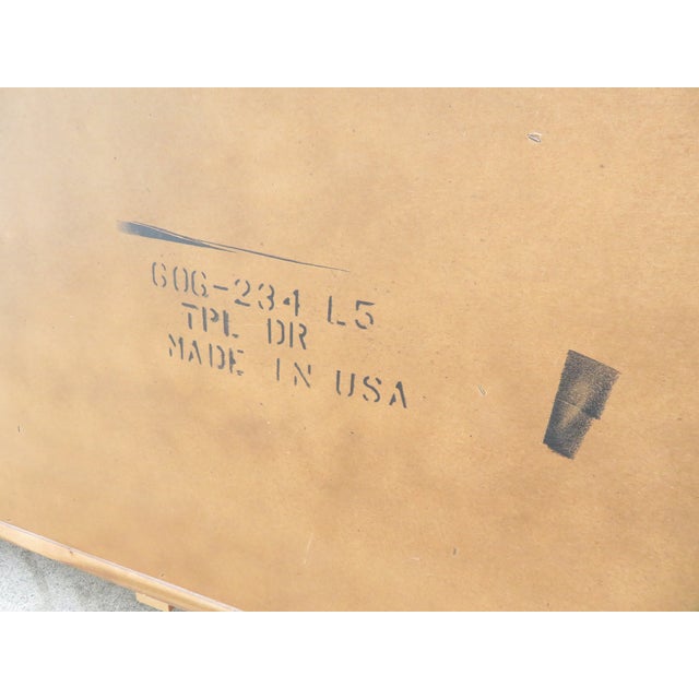 Vintage 10 Drawer Lowboy Triple Dresser ~ Chippendale Style ~ Hollywood Regency Bedroom Furniture For Sale - Image 12 of 12