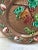 French Country C 1880 French Majolica Grape & Flowers Plate Luneville For Sale - Image 3 of 6