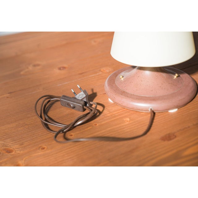 1970s Vintage Brass and Glass Table Lamp, 1970s For Sale - Image 5 of 7