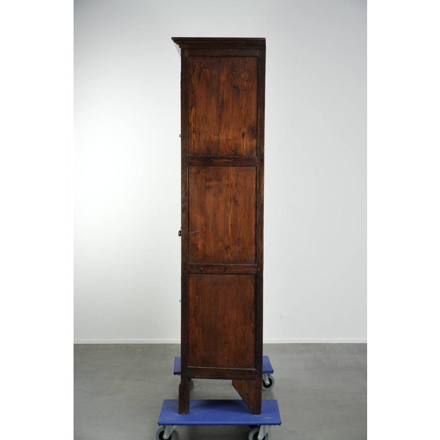 Antique English Oak Cabinet, 1700s For Sale - Image 5 of 12