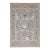 Contemporary Modern Oushak Style Hand-Knotted Wool Rug in Slate Grey & Pastel For Sale