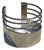 Vintage Silver Minimalist Adjustable Cuff Bracelet For Sale