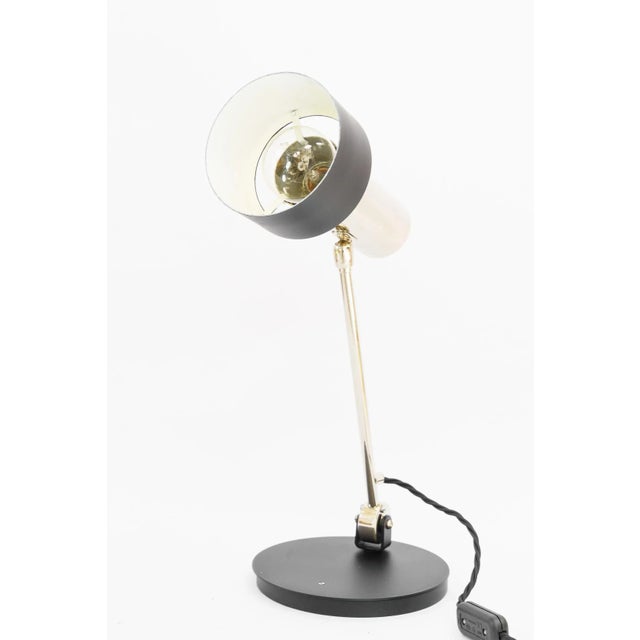 Nickel-plated Table lamp vienna around 1960s. Original condition. European Plug (up to 250V).The wiring of this item may...