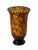 Ballard Designs Vintage Hand Blown Tortoiseshell Glass Hurricane Vase For Sale - Image 4 of 11