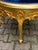 1980s Italian Rococo Gilt Blue Velvet Beech Bench For Sale - Image 11 of 12