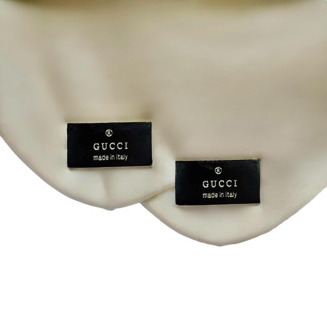 1990s 1990s Pair of Authentic Gucci Estate Mens Cufflinks Sterling Silver For Sale - Image 5 of 7