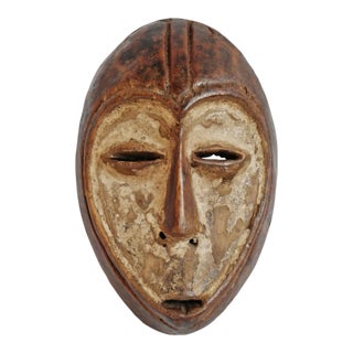 Vintage Carved Wood Lega Mask For Sale