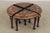 Vintage Anglo Indian Round Inlaid Coffee Table W. 4 Stools For Sale - Image 10 of 18