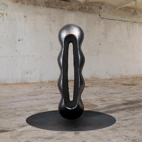 Anatomical fragments sculptural object by caspi ceramics nl dimensions: w 50 x d 35 x h 195 cm. Materials: ceramic,...