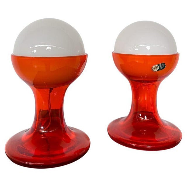 LT216 Table Lamps by Carlo Nason for Mazzega, 1960s, Set of 2 For Sale - Image 10 of 10