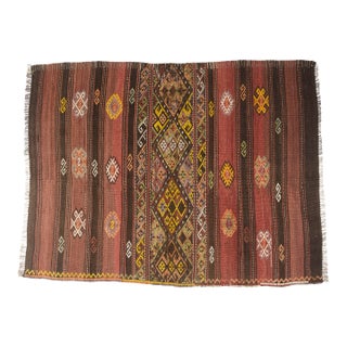 1950s Authentic Flatweave Anatolian Kilim For Sale