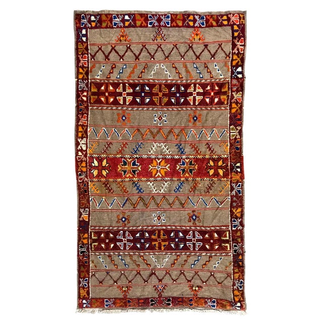 Vintage Moroccan Berbere Rug For Sale