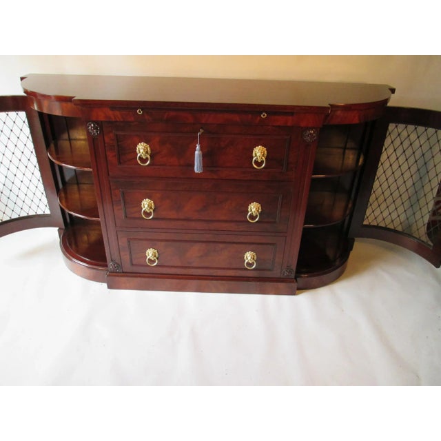 Burgundy Beacon Hill Mahogany Credenza For Sale - Image 8 of 12