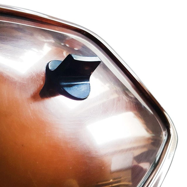 Copper Large Copper Stainless Fish Frying Pan from Spring Culinox, Switzerland For Sale - Image 8 of 10