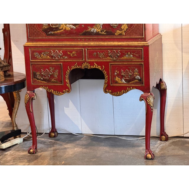 Late 18th Century George III Chinoiserie Chest on Stand For Sale - Image 4 of 16