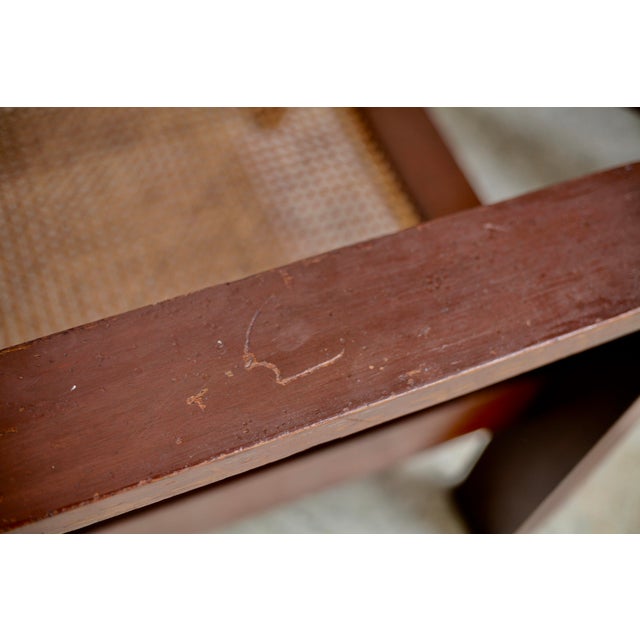 Set of Large Armchairs in Wood and Cane, 1960 For Sale - Image 18 of 18