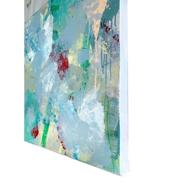 Contemporary "Blue Dragonfly" 2023 Original Painting by Jessalin Beutler For Sale - Image 3 of 8