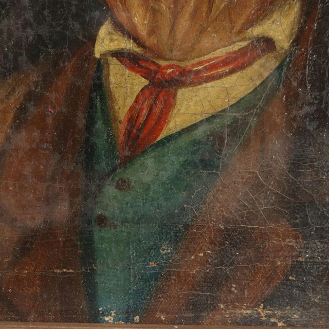 Elderly Couple, Oil on Canvas, Framed For Sale - Image 6 of 10