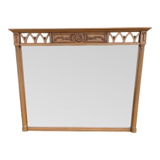 Neoclassical Fruitwood Dressing or Wall Mirror For Sale