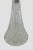 Mid 20th Century Cut Crystal Wine or Liquor 11 1/2 Decanter With Silver Metal Collar Diamond and Fan Cut Pattern For Sale - Image 4 of 12