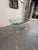 Vintage Pace Collection Glass Coffee Table Lucite Legs Chrome Caps For Sale - Image 11 of 12