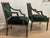 Vintage French Louis XVI Style Square Back Fauteuils - A Pair For Sale - Image 12 of 16
