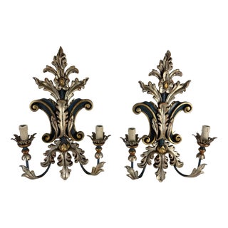 Florentine Palladio Wall Lamps, 1973, Set of 2 For Sale