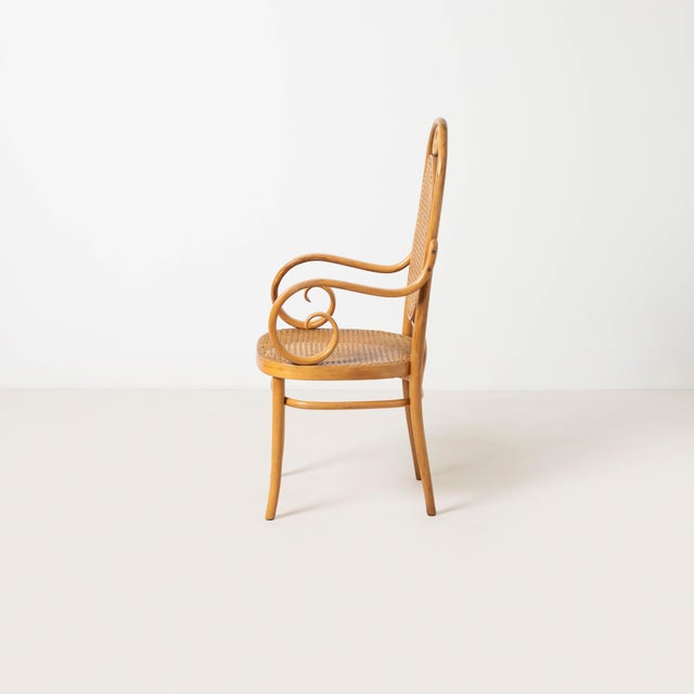 Bentwood No. 17 Long John Armchairs from Michael Thonet, Poland, 1980s, Set of 6 For Sale - Image 8 of 11