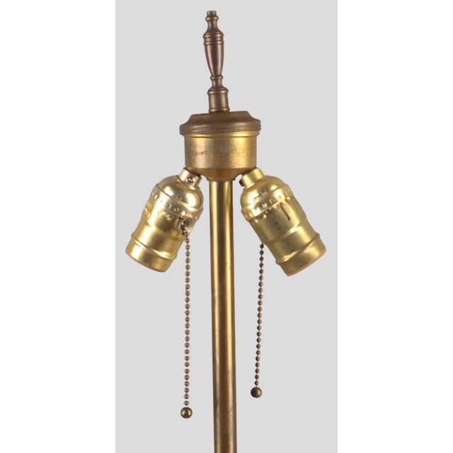 Late 20th Century Vintage Lenox Unusual Sand Color Porcelain Neoclassical Urn Dav-Art Table Lamp For Sale - Image 5 of 9