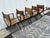 Chestnut Restoration Hardware 1970s French Director's Dining Chairs | Set of 5 | Chestnut Leather For Sale - Image 8 of 17
