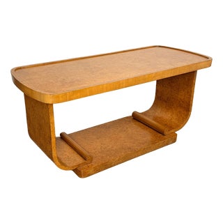 Art Deco Coffee Table by Harry & Lou Epstein, 1930s For Sale