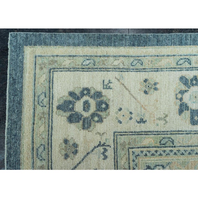 Turkish Oushak Rug 8'1" x 10'2" #19513 For Sale - Image 4 of 8