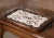 Early 20th Century French Art Populaire Walnut and Glass Serving Tray For Sale - Image 10 of 12