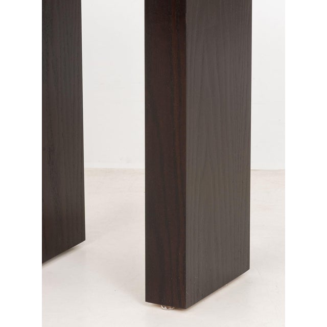 Contemporary Ebonized Wood Pedestal For Sale In New York - Image 6 of 7