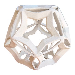 Regina Andrew White Aluminum Home Accent With Star Detailing For Sale