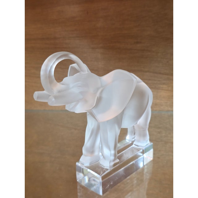 Lalique Lalique Elephant For Sale - Image 4 of 9