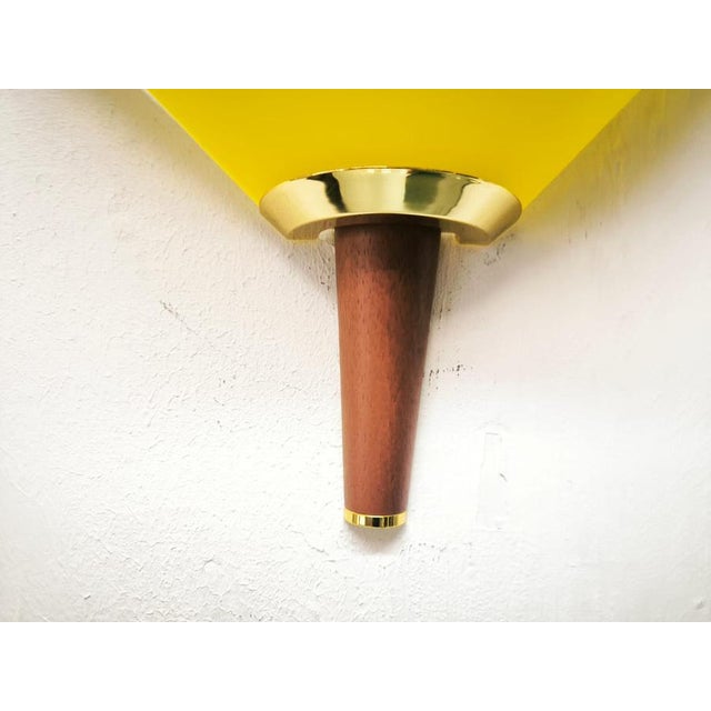 1990s Yellow Murano Wall Light from De Majo, 1990s For Sale - Image 5 of 8