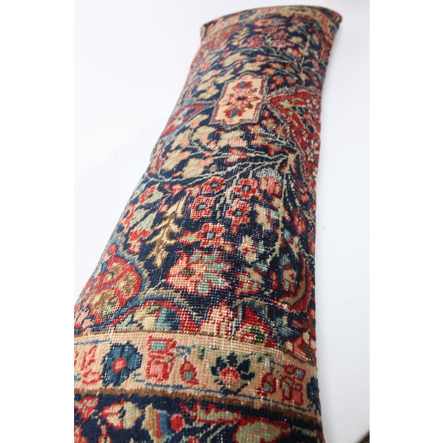 Contemporary Antique Collectore Handwoven Persian Rug Pillow Cushion Cover -16'' X 47'' For Sale - Image 3 of 10