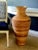 Gabriella Crespi Vintage 1970s Gabriella Crespi Style Split Reed Rattan Floor Vase For Sale - Image 4 of 7