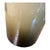 Olive Green Cased Art Glass Vase With White Interior, Mid-Century Modern Style, 12” For Sale - Image 4 of 7