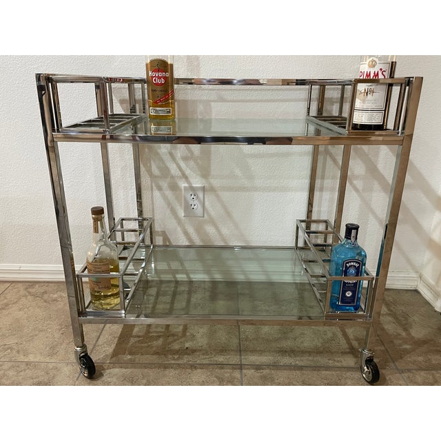 Restoration Hardware Bar Cart Chairish