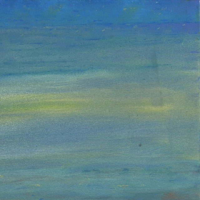 Realism Pink Memory - Coastal Sunset Ocean Artwork on Canvas by Kathleen Keifer For Sale - Image 3 of 9