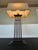 Brown Late 20th Century Tanner Kenzie Sculpted Iron Craftsman Table Lamp For Sale - Image 8 of 12
