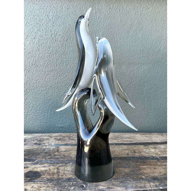 Vintage Italian Murano Seguso Glass Birds For Sale - Image 11 of 12