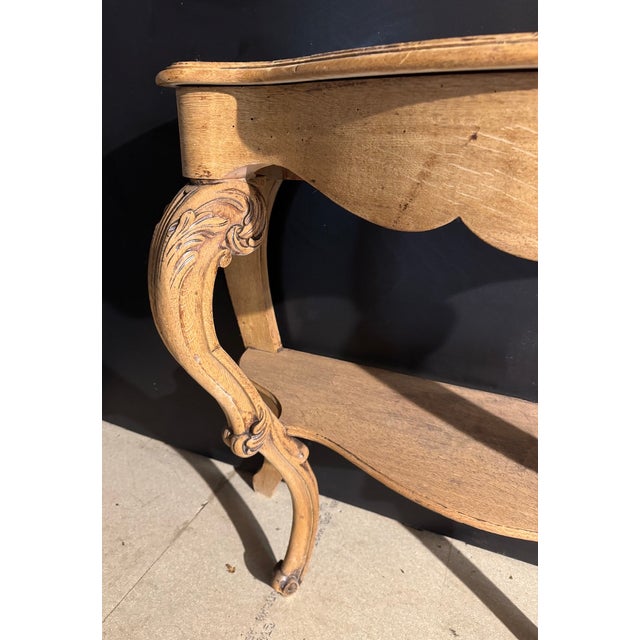 French Oak Console Table, 1880s For Sale - Image 3 of 14