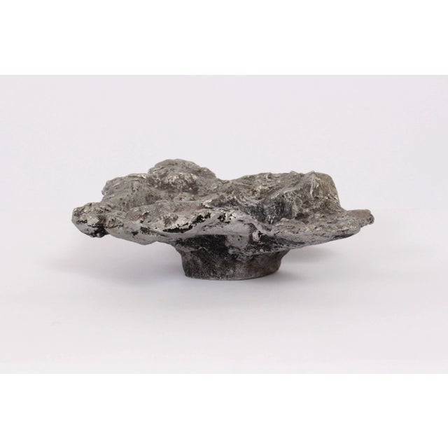 Paul Evans Paul Evans Freeform Cast Aluminum "Crater" Dish, circa 1960 For Sale - Image 4 of 10