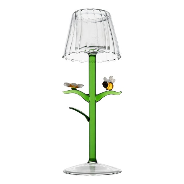 Firefly Tealight with Bee & Flower For Sale