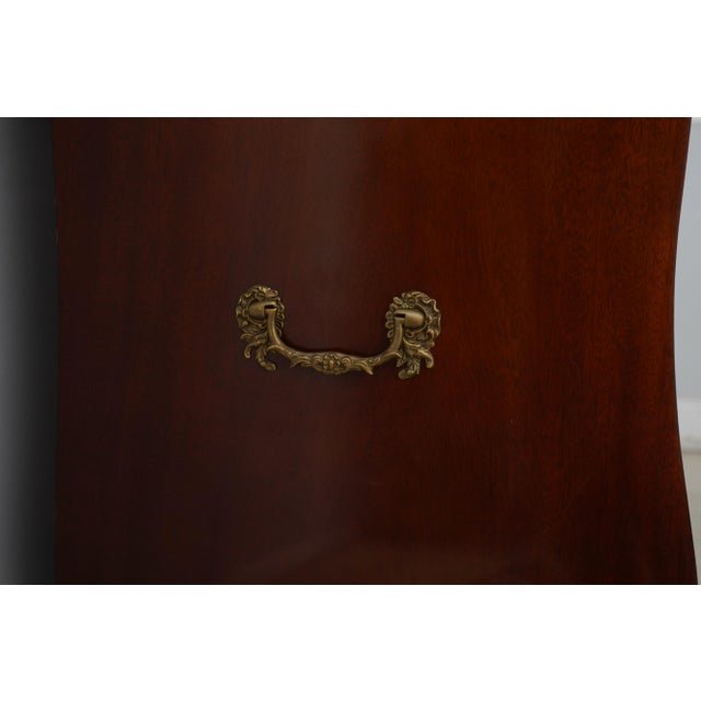 Brown Kindel Winterthur Collection Mahogany Slant Front Desk For Sale - Image 8 of 12