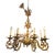 Antique French Louis XVI Revival Cast Bronze Chandelier Eight Lights For Sale